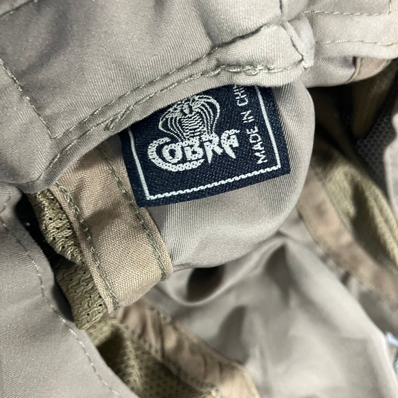 River Valley Center Duck Bill Hat Fishing Cobra Men's Adjustable Tan Sun Shield - Picture 5 of 5